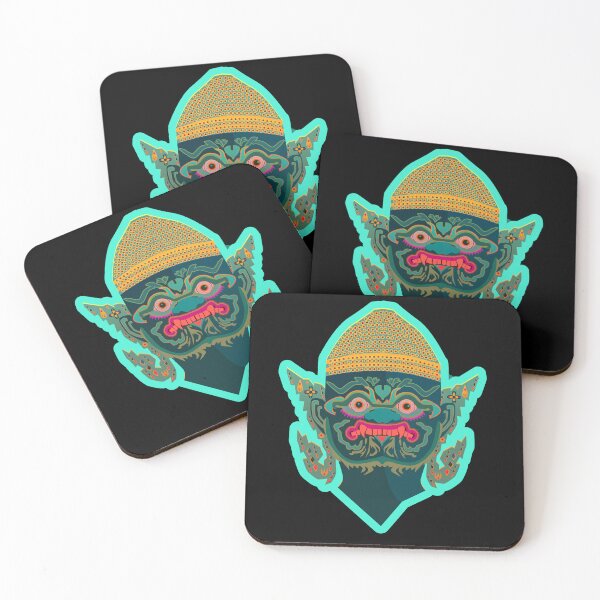 Item preview, Yak - temple guard demons from Thailand and the Far Eastern culture. designed and sold by Boogosh.