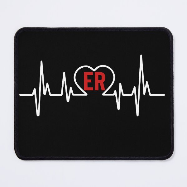 Item preview, ER Nurse Heartbeat Tshirt designed and sold by SunsetGloww.