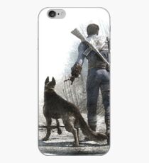 Fallout 4 Vault Dweller and Dogmeat Drawing iPhone Case