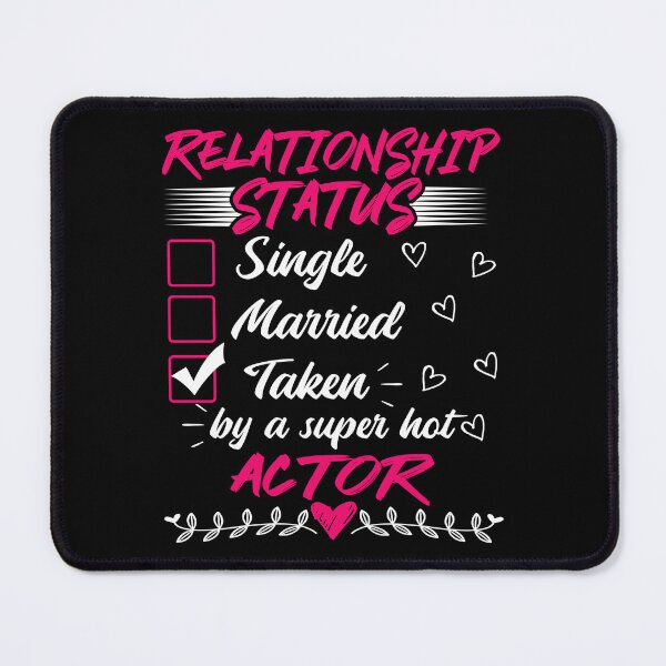 Item preview, Funny His and Her Clothing Gift Actor Relationship Status designed and sold by haselshirt.