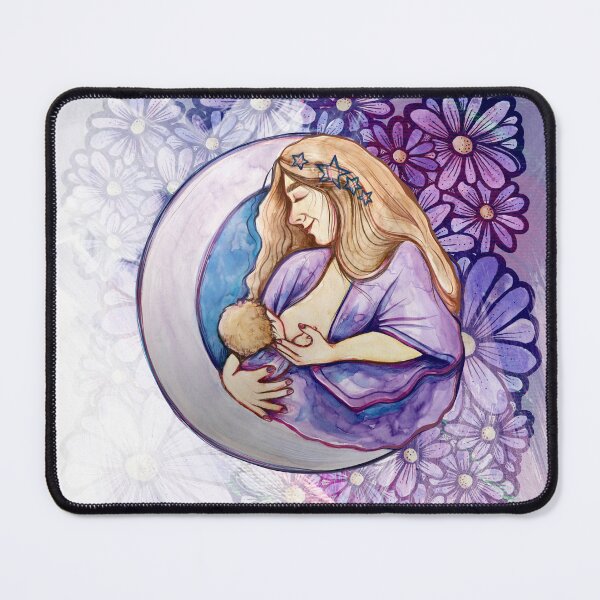 Item preview, Breastfeeding Moon Goddess designed and sold by FrictionMaxxing.