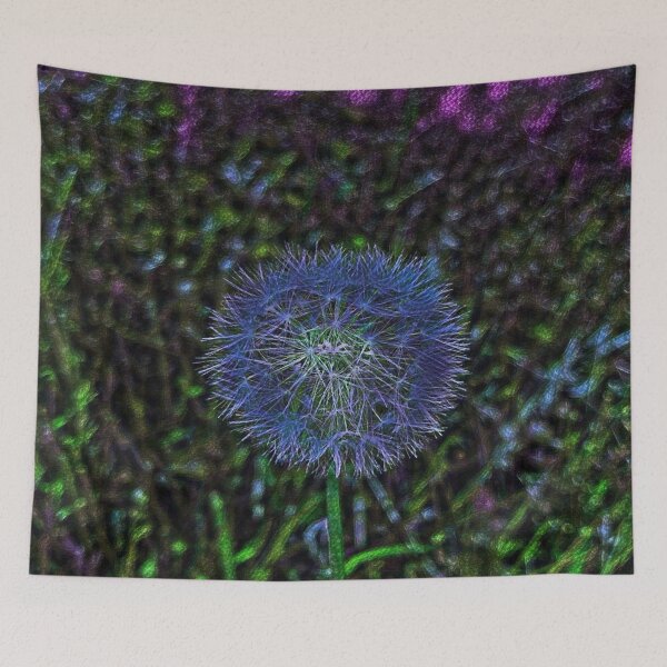 Item preview, Dandelion Puff in Nightshade Blue designed and sold by SunshineWalker.