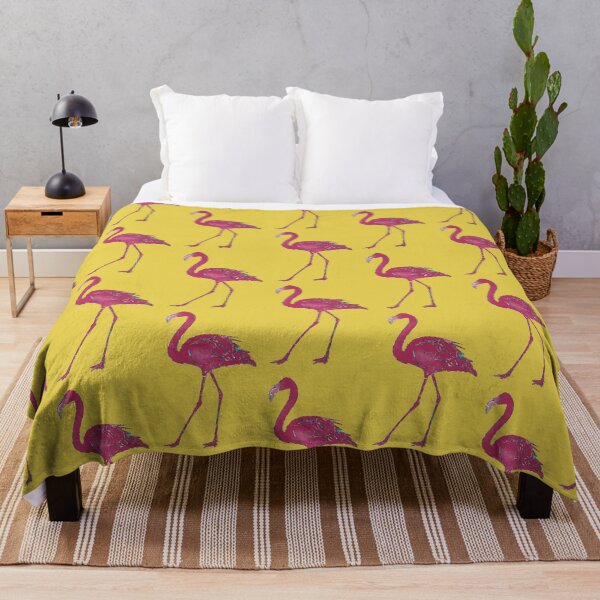 Item preview, Sunny Flamingos designed and sold by Katsillustration.