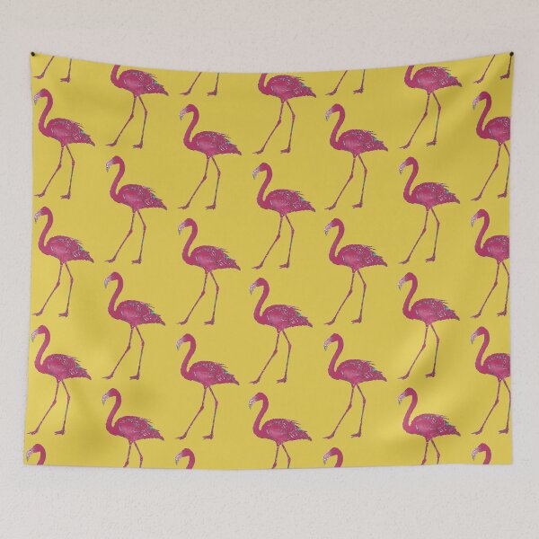 Item preview, Sunny Flamingos designed and sold by Katsillustration.