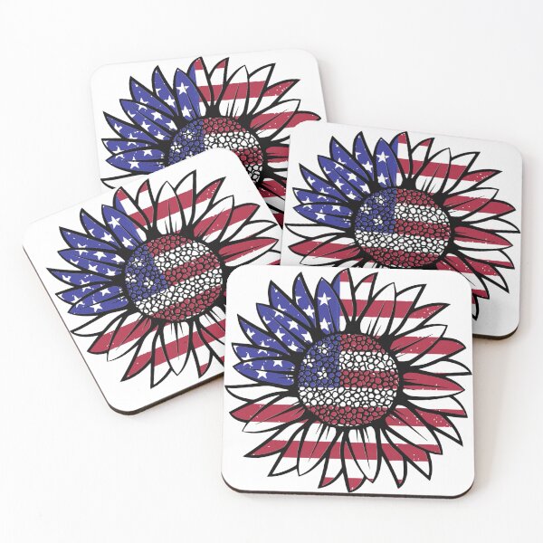 Item preview, Sunflower American Flag designed and sold by BLKHAS.