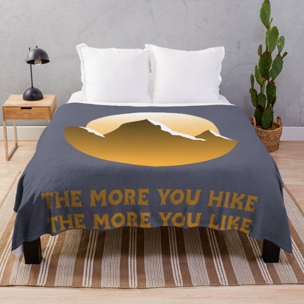 Item preview, The More You Hike The More You Like. Mountain Scene For Hiking Fans designed and sold by Rebel-Design.