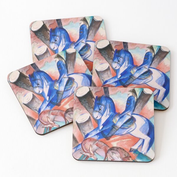 Item preview, St. Julian the Hospitaller by Franz Marc designed and sold by WonderweissStudio.
