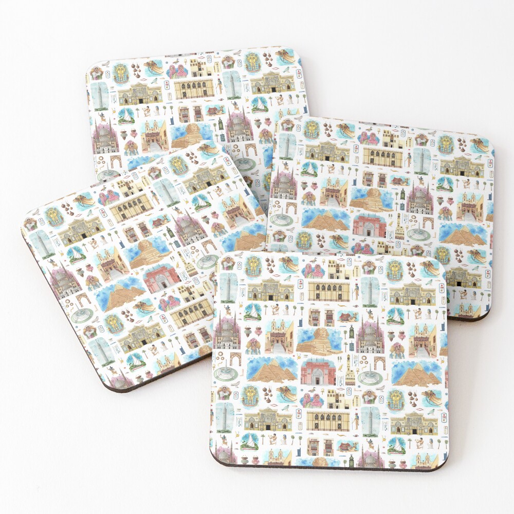 Item preview, Coasters (Set of 4) designed and sold by adeillustrator.