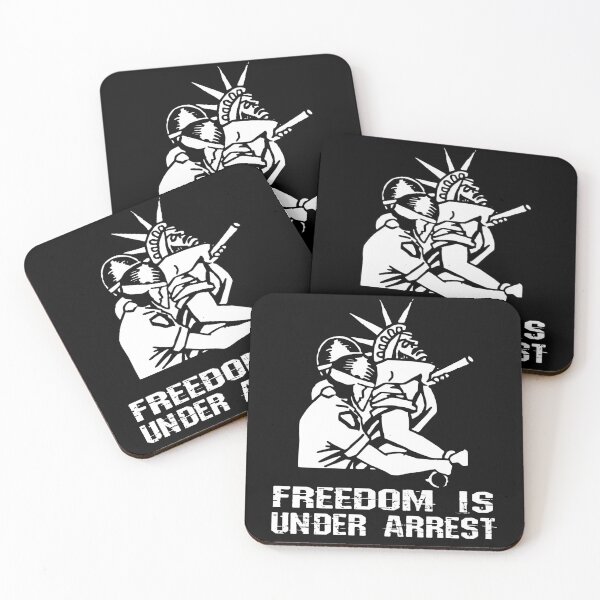 Item preview, Freedom is under arrest designed and sold by TheFoolsGallery.