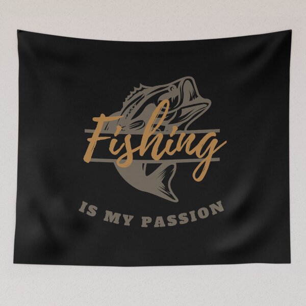 Item preview, Fishing Is My Passion Cool Novelty Fish Design designed and sold by Alieso.