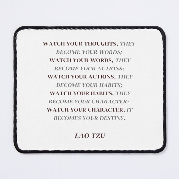Item preview, Lao Tzu on the power of thoughts designed and sold by Ioana1.