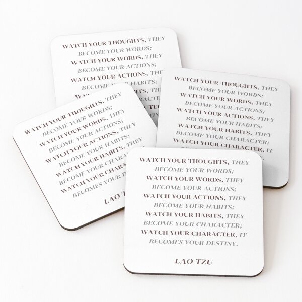 Item preview, Lao Tzu on the power of thoughts designed and sold by Ioana1.