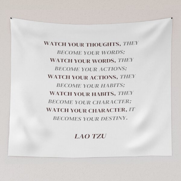 Item preview, Lao Tzu on the power of thoughts designed and sold by Ioana1.