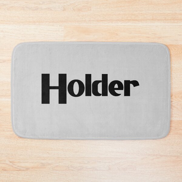 Item preview, Holder - Black Bold Text designed and sold by Chubuter.