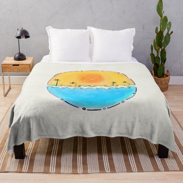 Item preview, Surfers Paradise, Beach, Sun, Sea, Waves, Sunset, Palm Trees, Summer, Vacation designed and sold by boom-art.