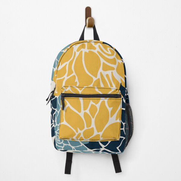 Item preview, Flower Blooms, Yellow, Navy, Teal designed and sold by meggydesigns.