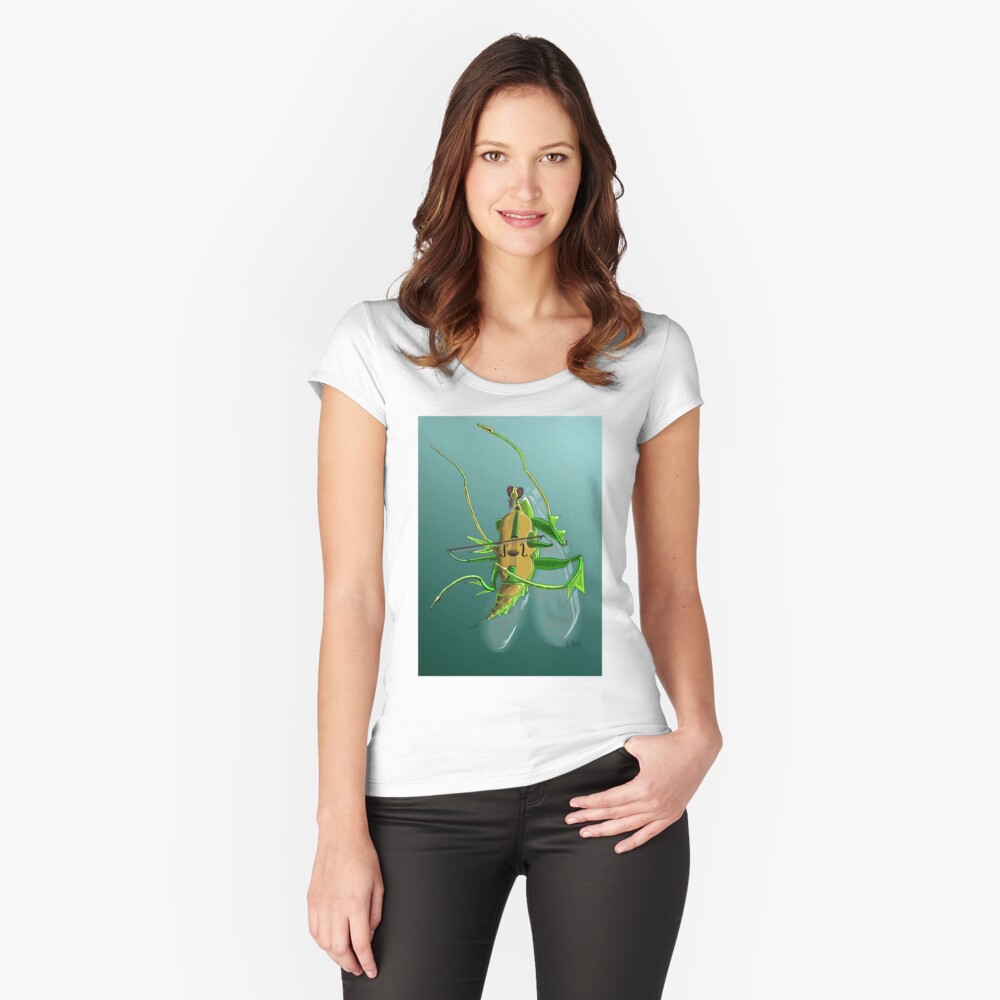 Item preview, Fitted Scoop T-Shirt designed and sold by dj-KIR.