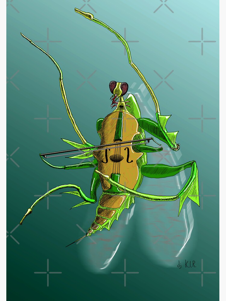 Thumbnail 3 of 3, Sticker, Manti's viola da gamba designed and sold by dj-KIR.