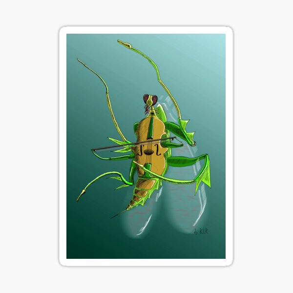 Manti's viola da gamba Sticker