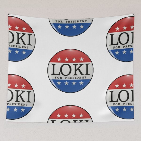Artikelvorschau, Loki für Präsident entworfen und verkauft von marvel stickers.