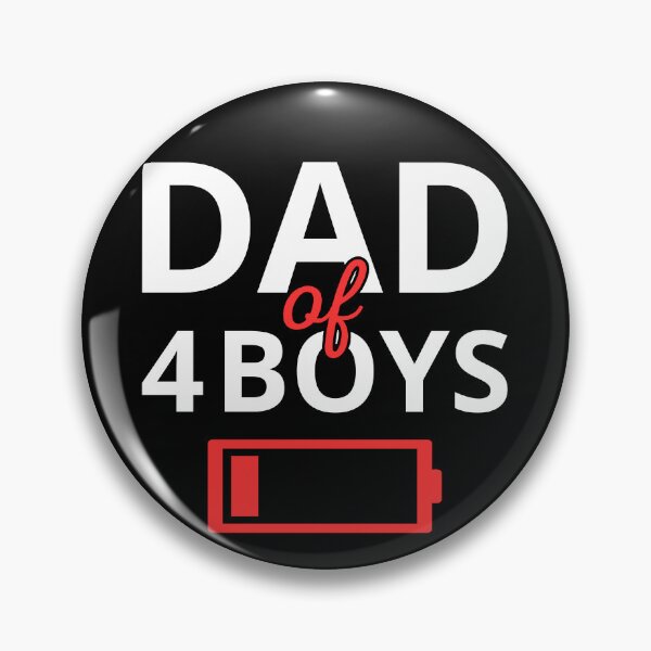 Item preview, Tired Dad Of 4 Boys II designed and sold by Lemon Pepper.