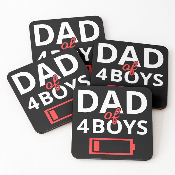 Item preview, Tired Dad Of 4 Boys II designed and sold by Lemon Pepper.