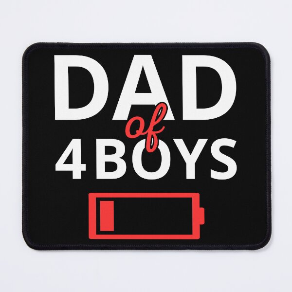 Item preview, Tired Dad Of 4 Boys II designed and sold by Lemon Pepper.