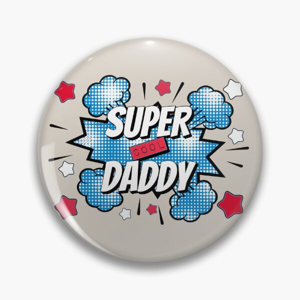 Item preview, Red, White And Blue Comic Book Style Super Cool Daddy, Great Design For Cool Dads, Perfect For Father's Day designed and sold by TrulyEpoque.