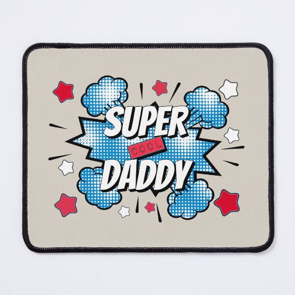 Item preview, Red, White And Blue Comic Book Style Super Cool Daddy, Great Design For Cool Dads, Perfect For Father's Day designed and sold by TrulyEpoque.