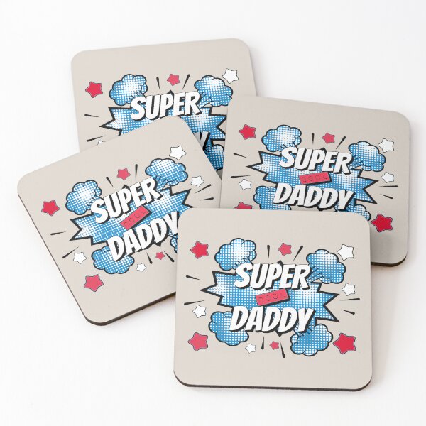 Item preview, Red, White And Blue Comic Book Style Super Cool Daddy, Great Design For Cool Dads, Perfect For Father's Day designed and sold by TrulyEpoque.