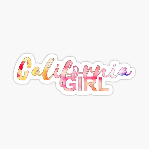 California Girl Stickers for Sale