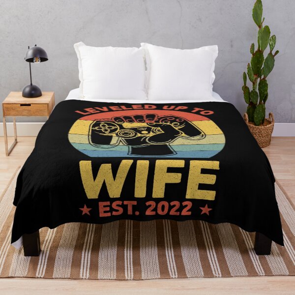 Item preview, Leveled Up To Wife EST 2022: Wife Gift - New Love of Husband, Bride Wedding designed and sold by Adexyl.