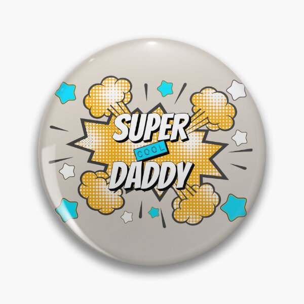 Item preview, Yellow Orange And Blue Comic Book Style Super Cool Daddy, Great Design For Cool Dads, Perfect For Father's Day designed and sold by TrulyEpoque.