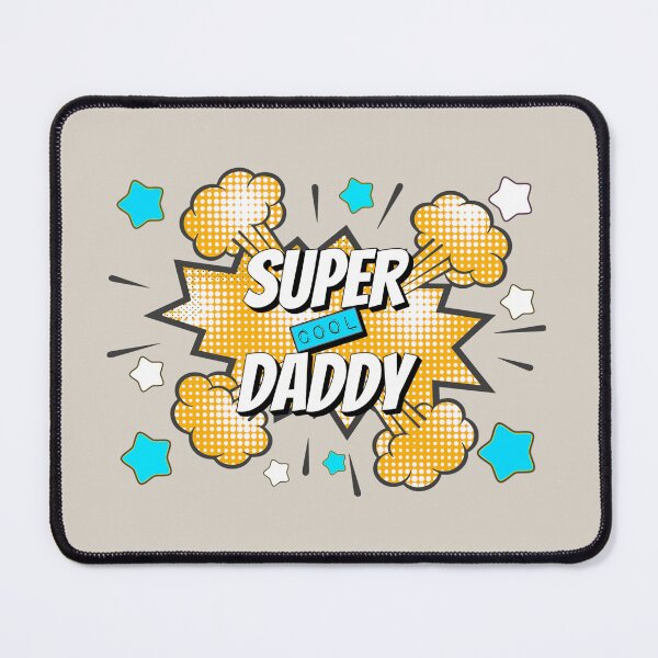 Item preview, Yellow Orange And Blue Comic Book Style Super Cool Daddy, Great Design For Cool Dads, Perfect For Father's Day designed and sold by TrulyEpoque.