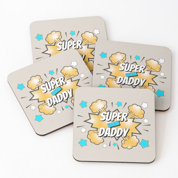 Item preview, Yellow Orange And Blue Comic Book Style Super Cool Daddy, Great Design For Cool Dads, Perfect For Father's Day designed and sold by TrulyEpoque.