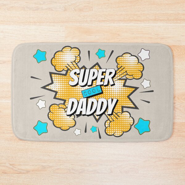 Item preview, Yellow Orange And Blue Comic Book Style Super Cool Daddy, Great Design For Cool Dads, Perfect For Father's Day designed and sold by TrulyEpoque.