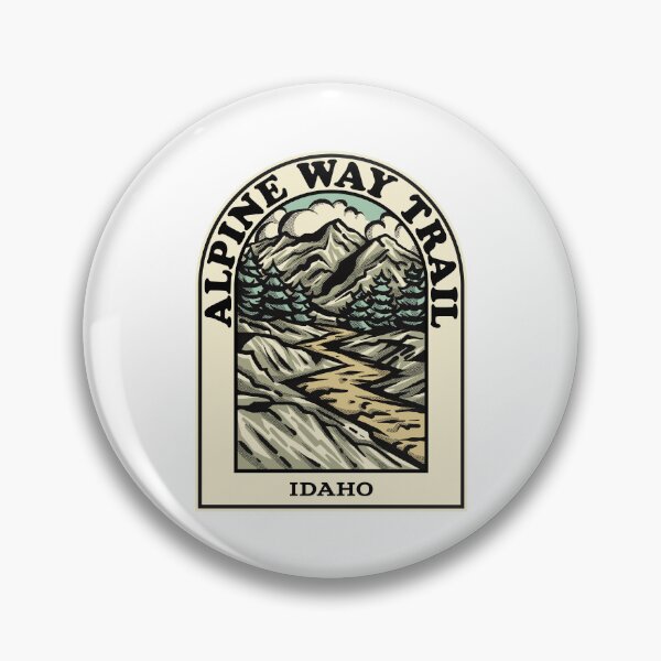 Item preview, Alpine Way Trail Idaho hiking backpacking trail designed and sold by HalpinDesign.