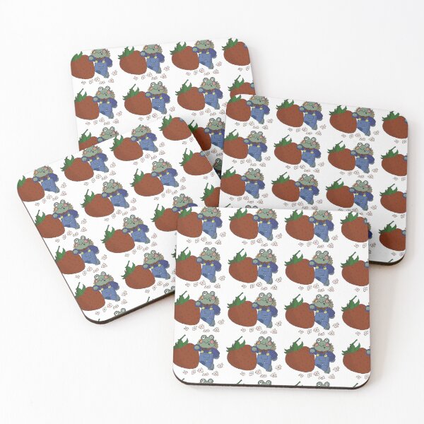 Item preview, Just a frog with his berry designed and sold by ForestOmen.
