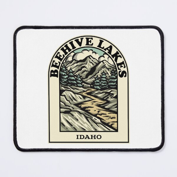 Aperçu de l'œuvre Beehive Lakes Idaho hiking backpacking trail créée et vendue par HalpinDesign.