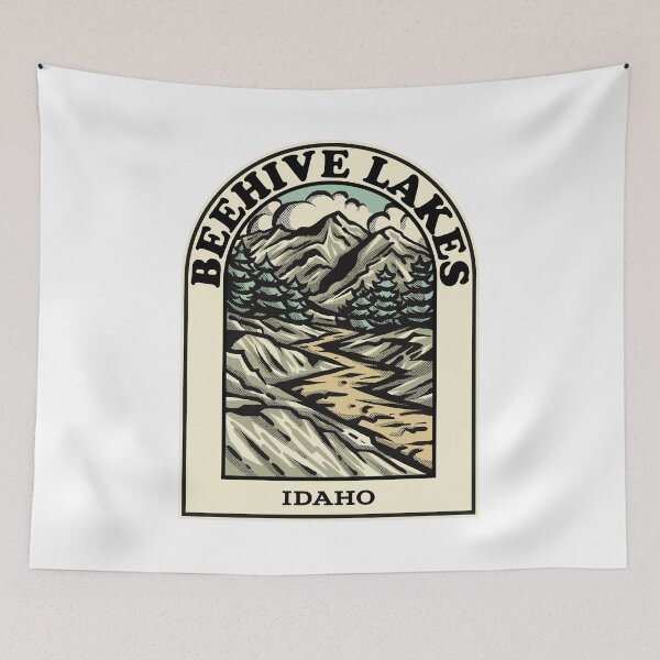 Item preview, Beehive Lakes Idaho hiking backpacking trail designed and sold by HalpinDesign.