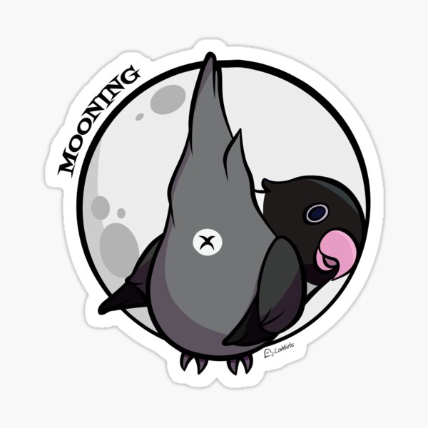 Item preview, Mooning masked mauve mutation lovebird designed and sold by Lovebirbs.