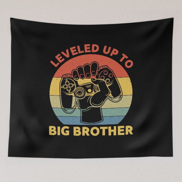 Item preview, Leveled Up To Big Bro EST 2022: Big Brother Gift - New Brother Siblings designed and sold by Adexyl.