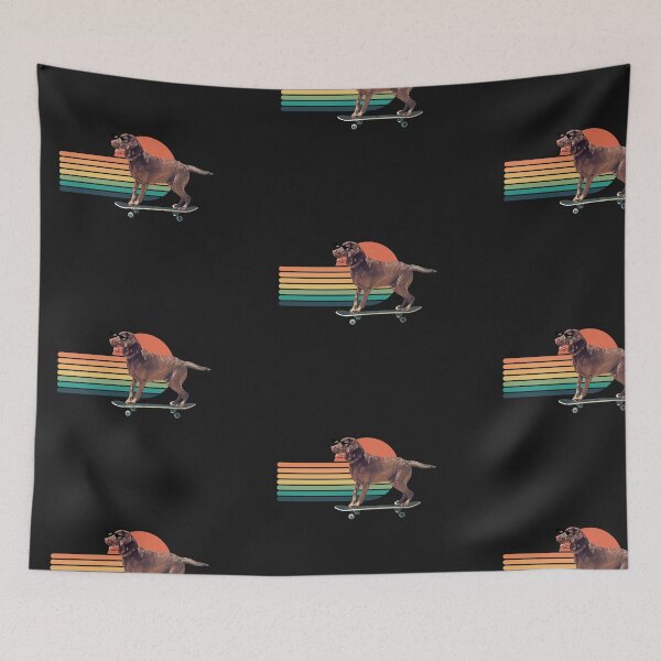 Item preview, Funny Vintage Labrador skateboard Dog Retro 60s 70s 80s designed and sold by Kissudesign.