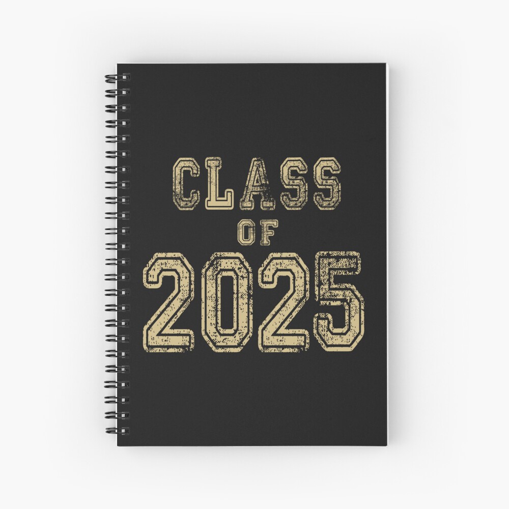 Cuaderno de espiral «Graduación de la clase de 2025 Graduación de