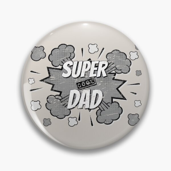 Item preview, Distressed Monochrome Comic Book Style Super Cool Daddy, Great Design For Cool Dads, Perfect For Father's Day designed and sold by TrulyEpoque.