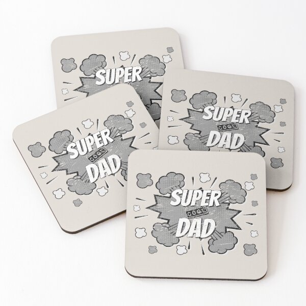 Item preview, Distressed Monochrome Comic Book Style Super Cool Daddy, Great Design For Cool Dads, Perfect For Father's Day designed and sold by TrulyEpoque.