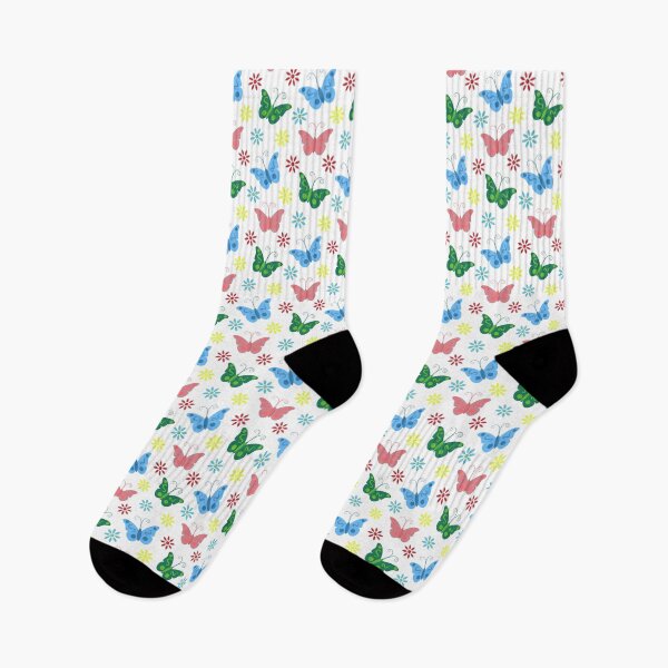 Item preview,  Butterflies and flowers pattern. designed and sold by kuklamalvina.