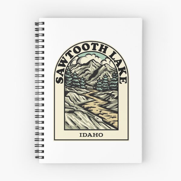 Item preview, Sawtooth Lake Idaho hiking backpacking trail designed and sold by HalpinDesign.