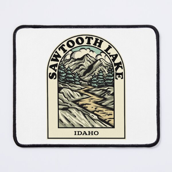 Aperçu de l'œuvre Sawtooth Lake Idaho hiking backpacking trail créée et vendue par HalpinDesign.