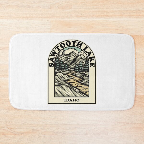Item preview, Sawtooth Lake Idaho hiking backpacking trail designed and sold by HalpinDesign.